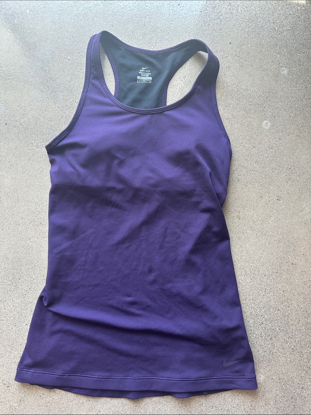 Nike Purple Racerback Dri-FIT Tank Top